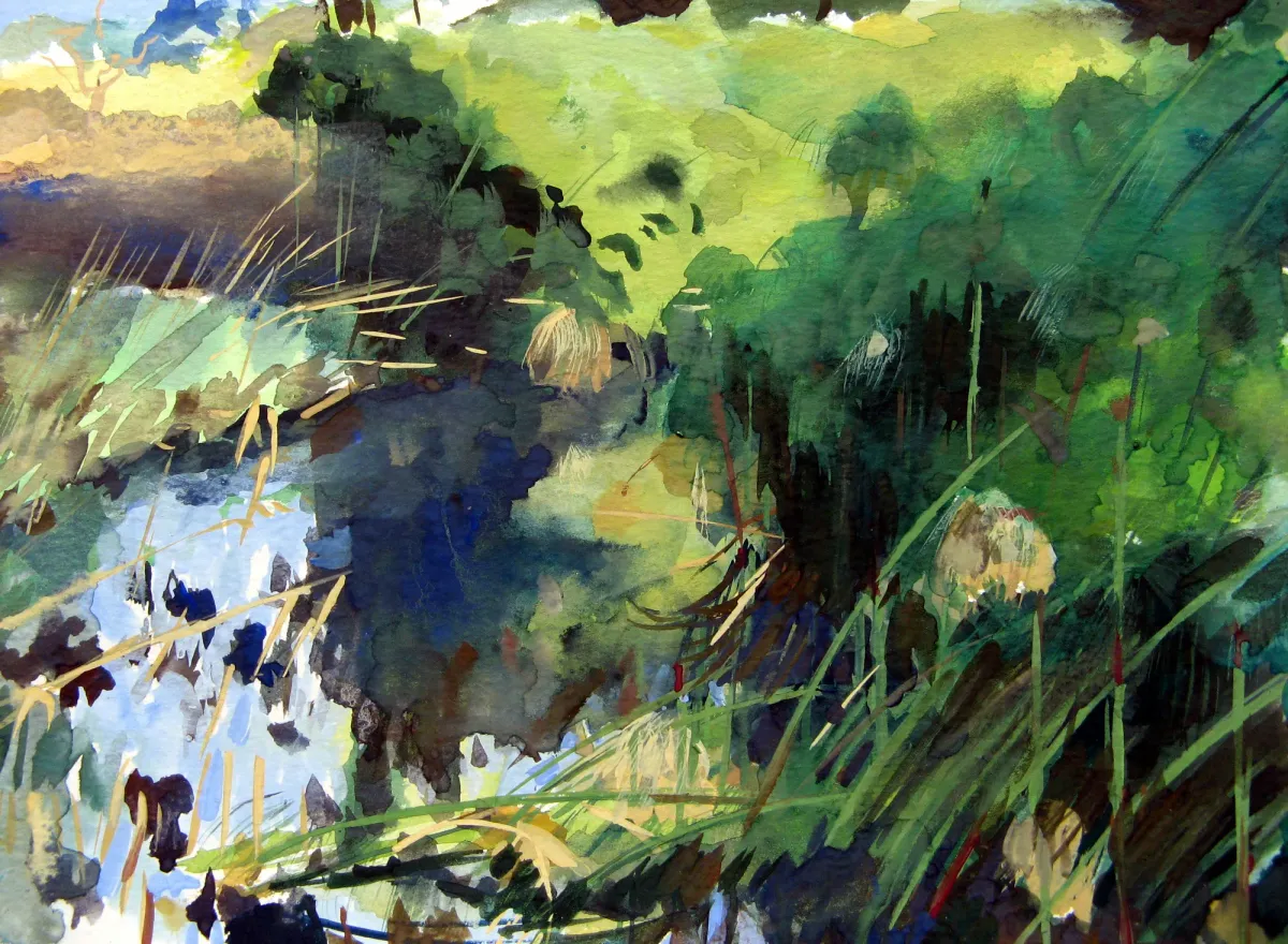 Ciane Winter River Composition - Nicholas Stedman