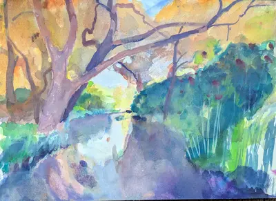 Stour Light Drenched Scene